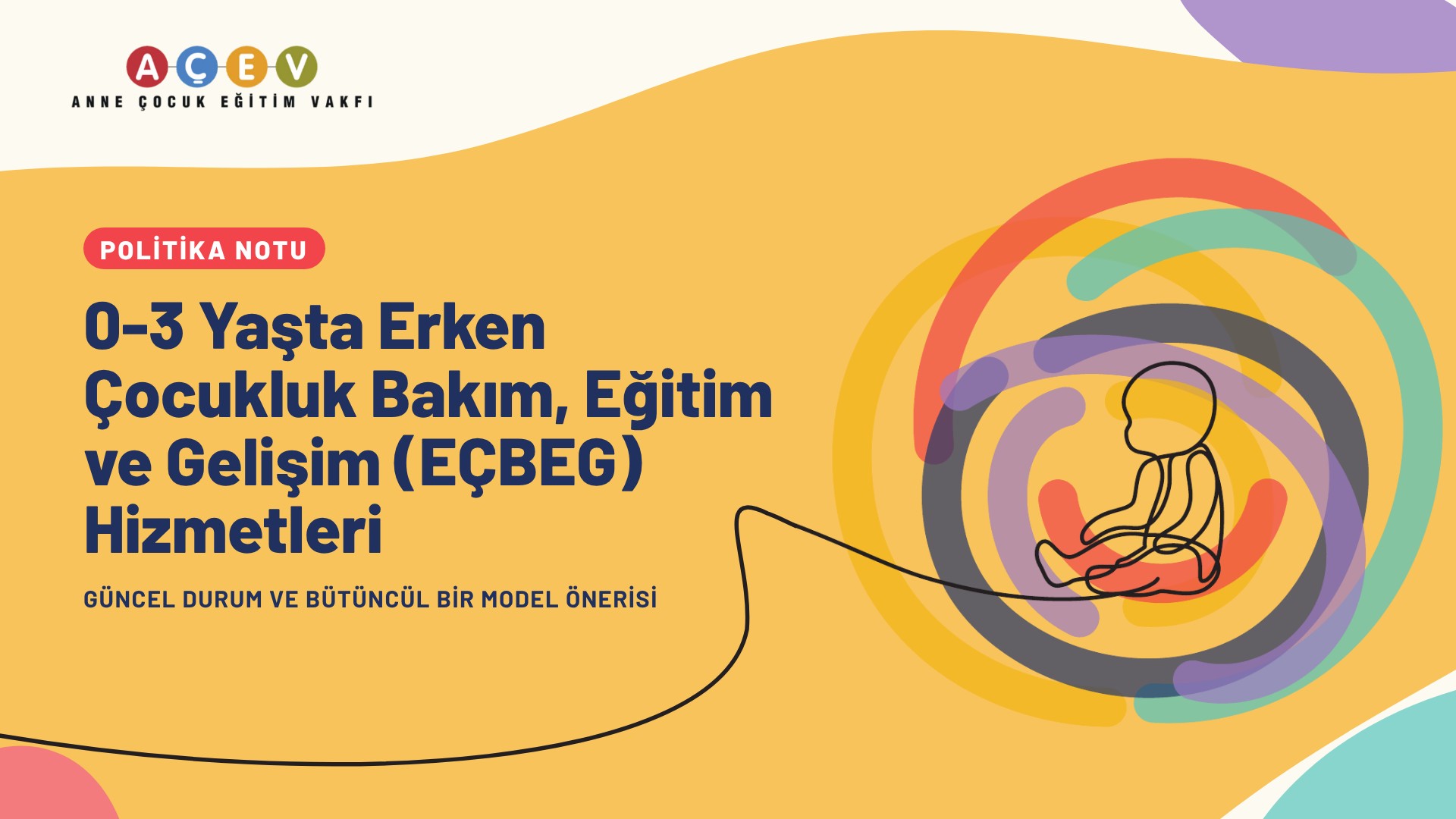 0-3 Yaşta Erken Çocukluk Bakım, Eğitim ve Gelişim (EÇBEG) Hizmetleri – Politika Notu